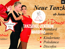 Tablet Screenshot of dance-sports.de